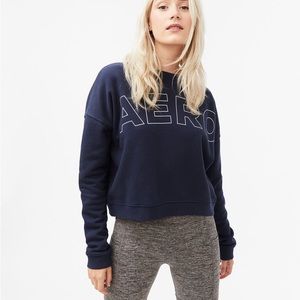 Navy Blue AERO Crew Neck Sweater